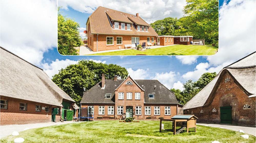 Hof Herzleuchten, Familie Groth Garding-Kirchspiel エクステリア 写真